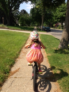 reese riding bike